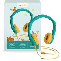 Casque audio Lunii compatible avec Ma Fabrique à Histoire et FLAM Vert et jaune