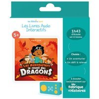 Livre audio interactif Lunii pour Ma Fabrique à Histoires Le Réveil des dragons