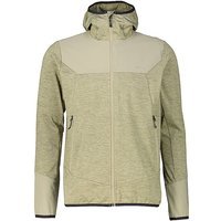 MERU Veste polaire à capuche Faxe Powerstretch pour homme marron clair | M