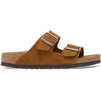 BIRKENSTOCK Pantolettes Arizona Suede Homme Coupe Étroite/Large marron clair | 41