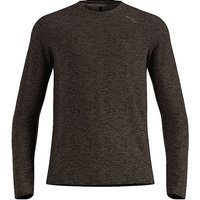 ODLO T-shirt de running sans coutures Essentials pour homme marron | S