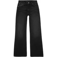 Jeans Flare femme Nudie Jeans Dusty Dee Night Dune Black