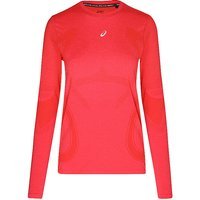 ASICS T-shirt de running sans coutures Road pour femme rouge | XS