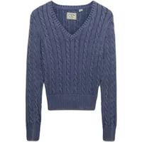 Pull à col en V femme Superdry