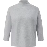 Pull col montant en maille manches chauve-souris 3/4 femme COMMA
