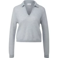 Pull col polo légère en mélange d'alpaga femme COMMA