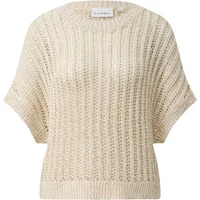 Pull col rond à motif ajouré femme COMMA