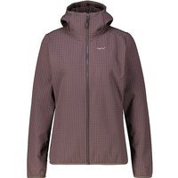 MERU Damen Softshelljacke Tunja Hoodie rouge foncé | S