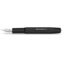 KAWECO Stylo plume Original 250 Noir Chrome Medium argent