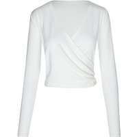 MANDALA Veste cache-cœur de yoga pour femme Ballet Wrap blanc | S