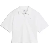 T-shirt rétro col polo femme Puma