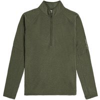 ICEBREAKER Pull Homme Mérinos 400 RealFleece 1/2 Zip olive | M
