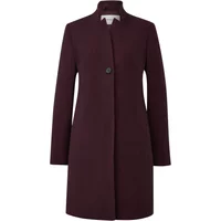 Manteau blazer ajusté en viscose mélangée à col montant femme COMMA