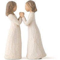 WILLOW TREE Figurine - Sœurs de cœur blanc