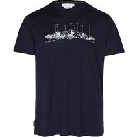 ICEBREAKER T-shirt de sport pour homme Massif Trail 150 Tech bleu marine | S