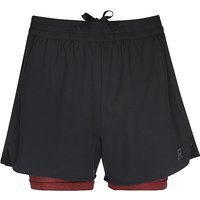 RUKKA Shorts de running Makela Print 2en1 pour femme noir | 34
