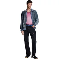Jeans Straight double taille Desigual Black