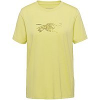 MAMMUT T-shirt fonctionnel pour femme Mountian Fruendenhorn jaune | S
