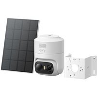 Caméra de surveillance connectée Eufy C36 extérieure Blanc avec panneau solaire