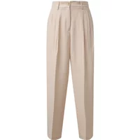 Pantalon de costume de cheville en lin et viscose mélangés femme COMMA