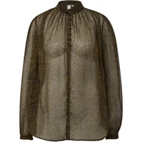 Blouse en mousseline semi-transparente femme QS