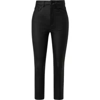 Pantalon ajusté skinny enduit aspect cuir femme QS
