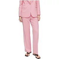 Pantalon de costume droit fluide en viscose mélangée femme COMMA