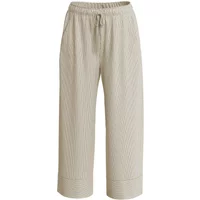 Pantalon style jupe-culotte léger en viscose à rayures femme COMMA