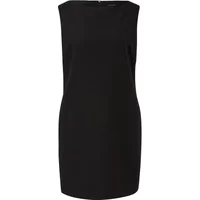 Robe courte en piqué extensible à encolure bateau avec fermeture invisible femme COMMA