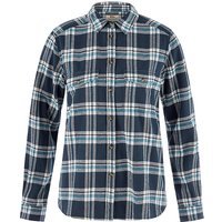 FJÄLLRÄVEN Blouse Oevik Heavy Flannel pour femme bleu marine | S