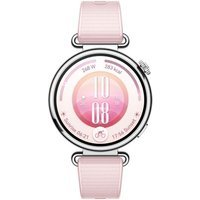 Montre connectée Huawei Watch GT 7 41 mm Bluetooth acier inoxydable avec bracelet en fluoroélastomère Rose