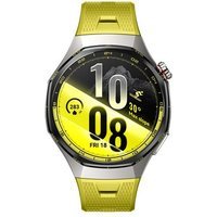 Montre connectée Huawei Watch GT 7 Pro 46 mm Bluetooth Titane avec bracelet en fluoroélastomère Jaune