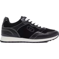 Baskets en cuir et suède femme Liu Jo Maxi Wonder Low 02 Bis