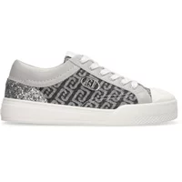 Baskets monogramme en denim femme Liu Jo Benson 01