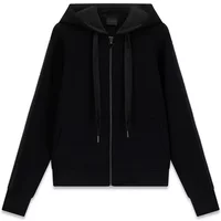 Sweatshirt à capuche zippé femme Guess New Victoire Scuba