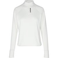 BROOKS Haut de running Momentum Thermal 1/4 Zip pour femme crème | XS