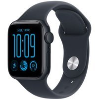 Apple Watch SE 3 GPS 40 mm Boîtier en aluminium Minuit avec Bracelet Sport Bleu marine - S/M