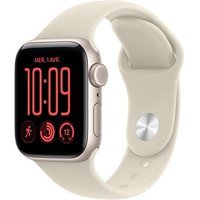 Apple Watch SE 3 GPS 40 mm Boîtier en aluminium Lumière stellaire avec Bracelet Sport Sable - M/L