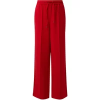 Pantalon en sergé à jambes larges et taille élastique femme s.Oliver