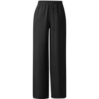 Pantalon structuré à jambes larges avec taille élastique et poches latérales femme s.Oliver