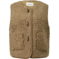 Veste sans manche teddy à brandebourgs femme s.Oliver