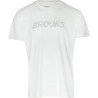 BROOKS T-shirt de course pour hommes Dash Reflective crème | S