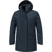 SCHÖFFEL Parka d'hiver 3en1 pour femme Style Borkol Hoodie bleu marine | 38