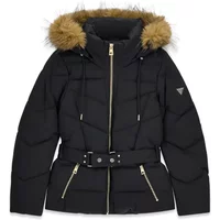 Doudoune à ceinture crop femme Guess New Fatema