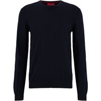 HUGO Pullover CERDIC bleu marine | S
