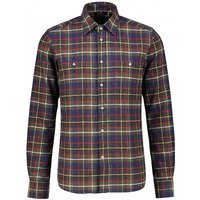 MERU Chemise homme Waimate Flannel bleu marine | M