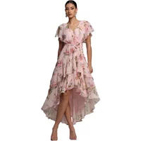 Robe portefeuille femme Goddiva Midaxi
