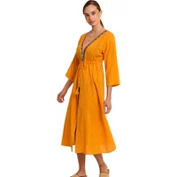Kimono long de plage femme Selmark Duna