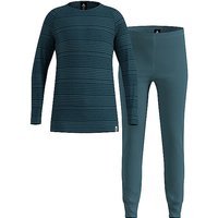 ODLO Sous-vêtements fonctionnels pour enfants Active Warm ECO pétrole | 104
