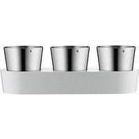 WMF Set de jardin d'herbes aromatiques d'intérieur Gourmet 3 pièces Blanc argent
